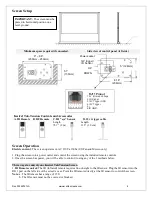 Предварительный просмотр 4 страницы Elite Screens Kestrel Tab-Tension Series User Manual