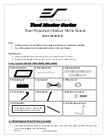 Elite Screens OMS103HR User Manual предпросмотр