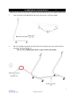 Предварительный просмотр 3 страницы Elite Screens Portable Mobile Stand User Manual