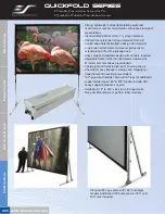 Elite Screens QuickFold Q100V Specifications предпросмотр