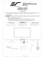 Предварительный просмотр 1 страницы Elite Screens StarFrame Series User Manual