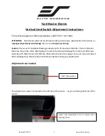 Elite Screens Yard Master Electric Adjustment Instructions preview