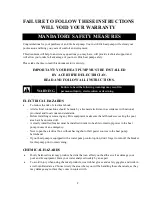 Preview for 2 page of Elite 100 Installation And Operation Manual