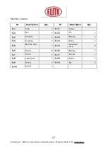 Preview for 27 page of Elite AFILAmaq MINI User Instructions