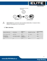 Preview for 14 page of Elite ARC 220 S User Manual