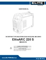 Preview for 30 page of Elite ARC 220 S User Manual