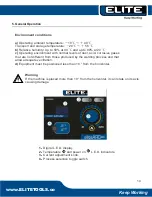 Preview for 46 page of Elite ARC 220 S User Manual