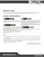 Preview for 33 page of Elite CID12 User Manual