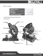 Preview for 8 page of Elite CS1425 User Manual