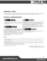 Preview for 32 page of Elite CS1425 User Manual