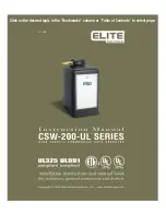 Preview for 1 page of Elite CSW-200-UL-1HP Instruction Manual