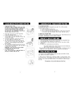 Предварительный просмотр 5 страницы Elite EDF-3500 Instruction Manual