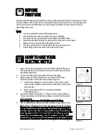 Preview for 6 page of Elite EKT-1271 Instruction Manual