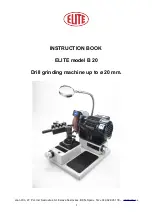 Elite ELITE B 20 Instruction Book preview