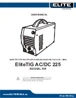 Предварительный просмотр 42 страницы Elite EliteTIG AC/DC 225 User Manual