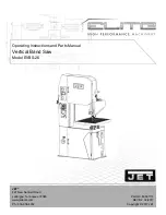 Preview for 1 page of Elite EVBS-26 Operating Instructions And Parts Manual