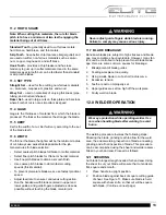 Preview for 13 page of Elite EVBS-26 Operating Instructions And Parts Manual