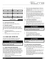 Preview for 17 page of Elite EVBS-26 Operating Instructions And Parts Manual