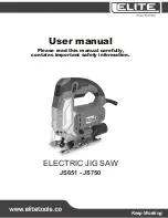 Preview for 12 page of Elite JS651 User Manual