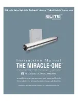 Elite Miracle-One Instruction Manual preview