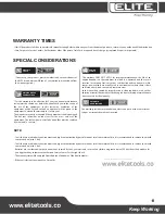 Preview for 42 page of Elite MS1220 User Manual