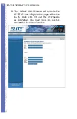 Предварительный просмотр 38 страницы Elite PI-121 Operator'S Handbook Manual
