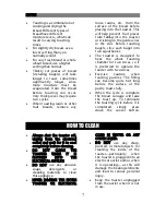 Preview for 7 page of Elite Platinum ECT-153 Instruction Manual