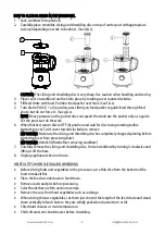 Предварительный просмотр 9 страницы Elite Platinum EFP-7730A Instruction Manual