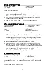 Preview for 14 page of Elite PLATINUM MST-900R Instruction Manual Recipe Book