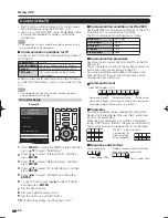 Preview for 70 page of Elite PRO-60X5FD Operating Instructions Manual