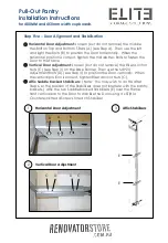 Preview for 7 page of Elite Pull-Out Pantry 400MM Installation Instructions Manual