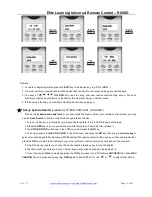 Preview for 11 page of Elite REMOTECHIEF R800D User Manual