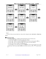 Preview for 17 page of Elite REMOTECHIEF R800D User Manual