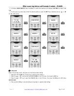 Preview for 22 page of Elite REMOTECHIEF R800D User Manual