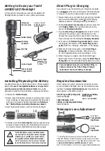 Preview for 2 page of Elite Tact XLM500 Instruction Manual