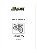 Preview for 1 page of Elite VELOCITY Owner'S Manual