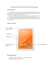 Elitech ETAG-1 User Manual preview