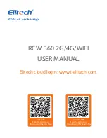Elitech RCW-360 2G User Manual preview