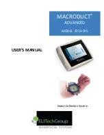 ELITechGroup MACRODUCT ADVANCED 3710 SYS User Manual предпросмотр