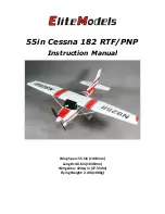 Предварительный просмотр 1 страницы EliteModels 55in Cessna 182 RTF/PNP Instruction Manual