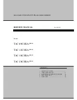 Elitex TAC-09CHSA series Service Manual preview