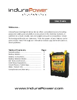 Предварительный просмотр 1 страницы Elitise InduraPower 108 Series User Manual