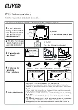 Предварительный просмотр 11 страницы Elived EV014 Installation Instruction