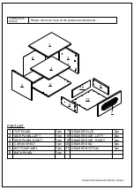 Предварительный просмотр 3 страницы eliving FURNITURE KONA Series Assembly Instruction Manual