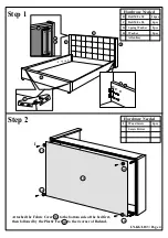 Preview for 4 page of eliving FURNITURE LUNA KING BED Assembly Instruction Manual