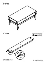 Preview for 10 page of eliving FURNITURE NOBU NB CT1264-OK Assembly Instruction Manual