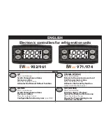 Preview for 3 page of Eliwell EWPlus 902 Installation Manual