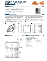 Eliwell EWRC 500 LX Quick Start Manual предпросмотр
