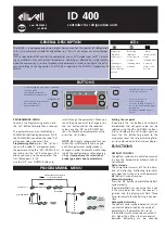 Eliwell ID 400 Manual preview