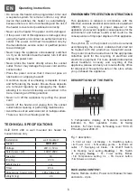 Preview for 16 page of Eliz EWH 200 Operating Instructions Manual